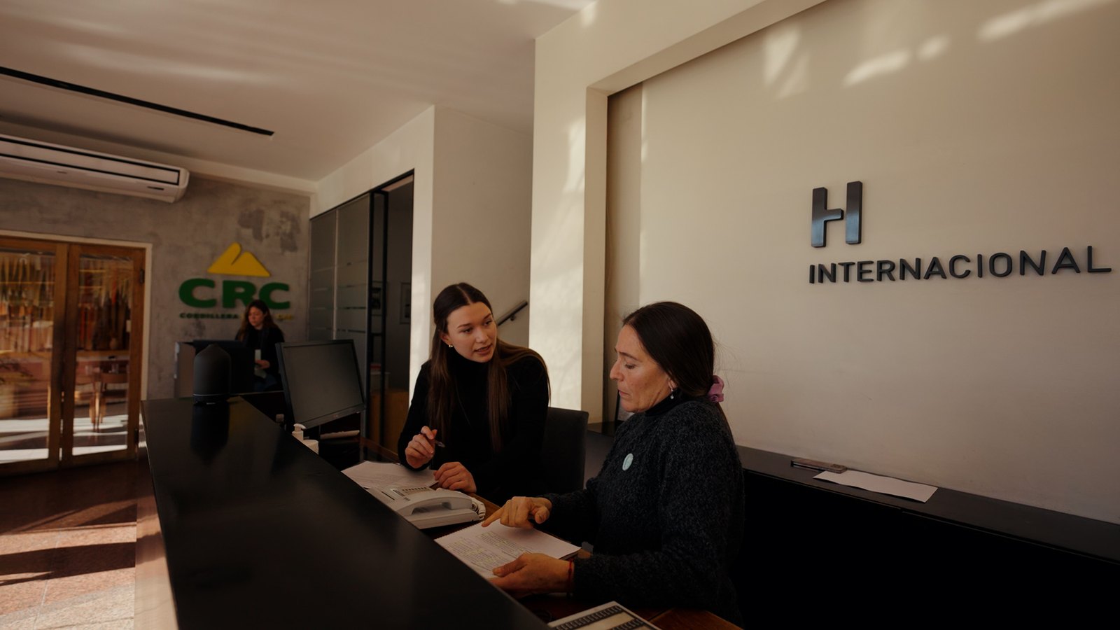 Recepción del Hotel Internacional, Mendoza