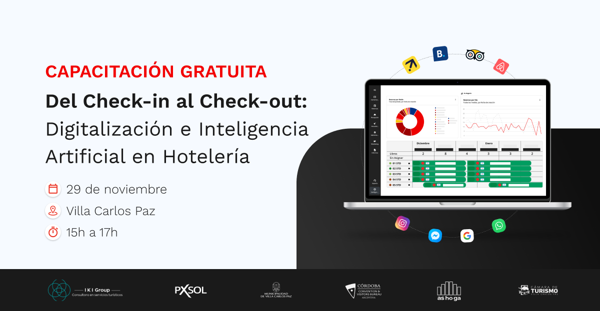 Capacitación para Hoteleros en Villa Carlos Paz a cargo de Pxsol e IKI