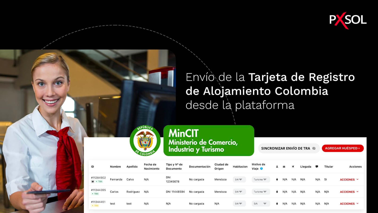 ACTUALIZACIÓN DE SISTEMA: Tarjeta de Registro Colombia