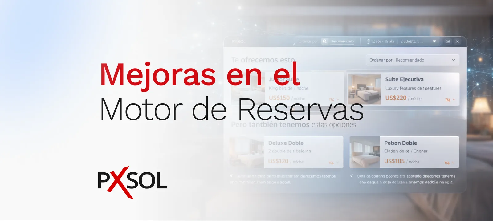 Mejoras en el Motor de Reservas