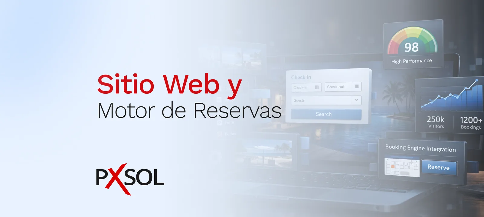 Sitio web y motor de reservas