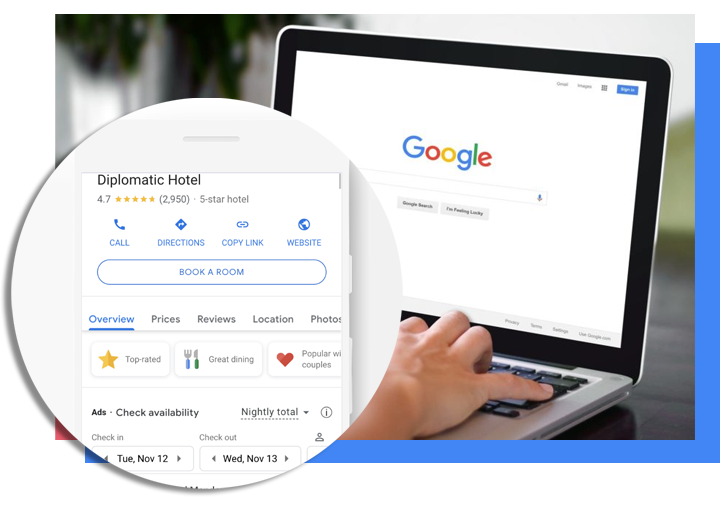 Enlaces Gratuitos de Google: ¿por qué son una gran oportunidad para tu hotel?