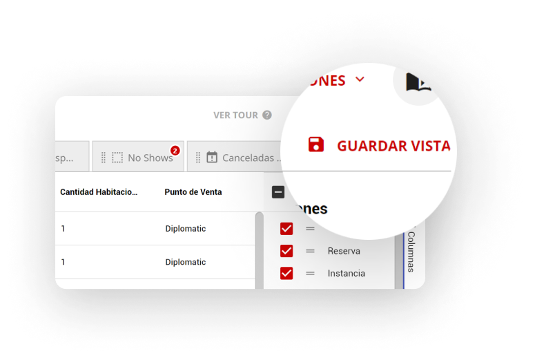 Vista personalizada