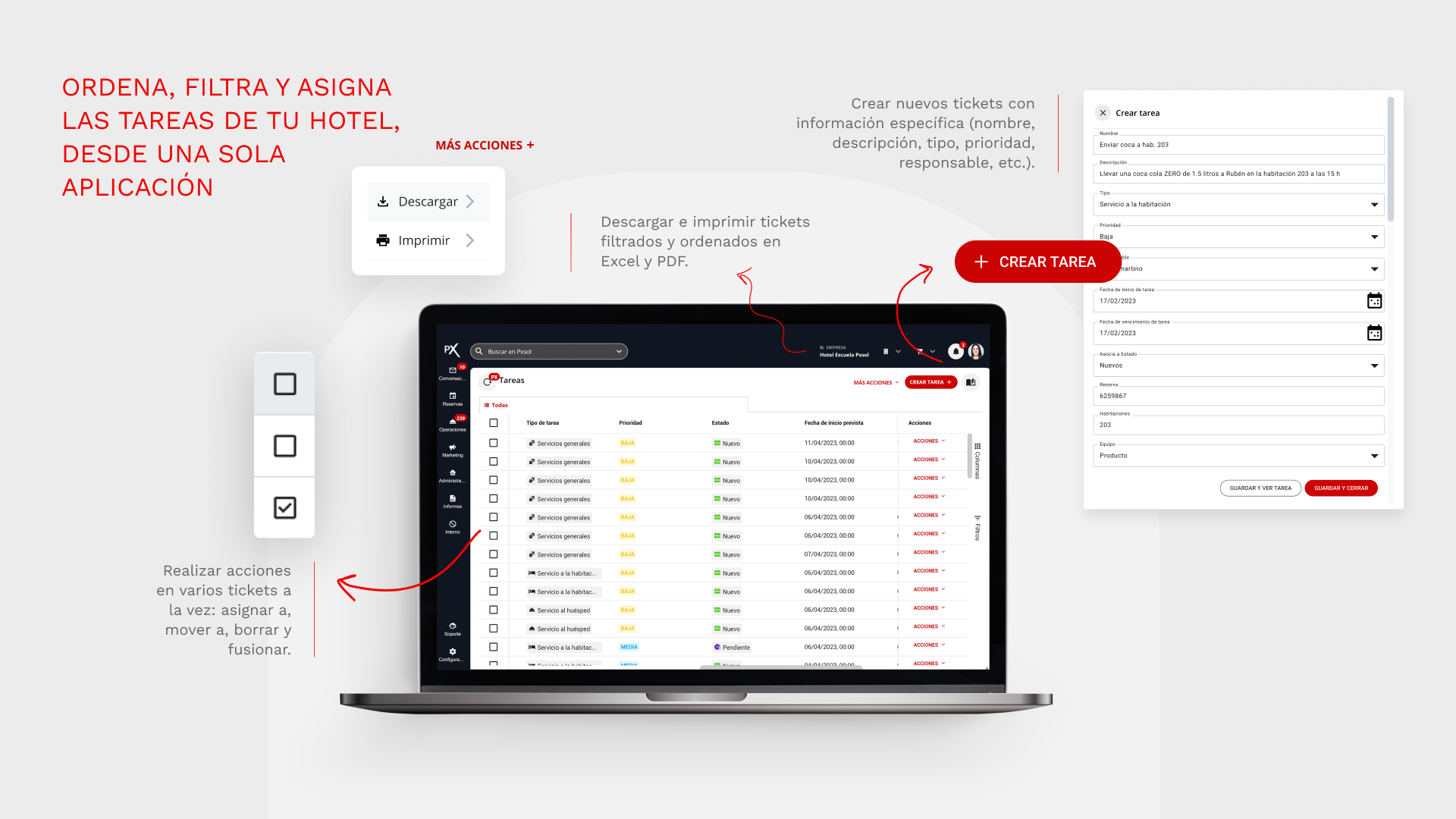 app tareas Pxsol