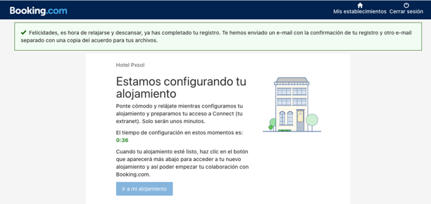 como cerar una cuenta en booking