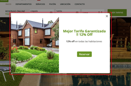 promociones hoteleras en motor de reservas