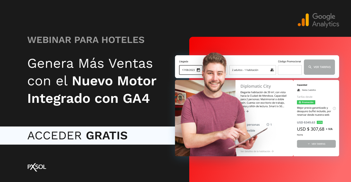 Webinar Más Ventas con el Motor de Reservas y Google Analytics 4