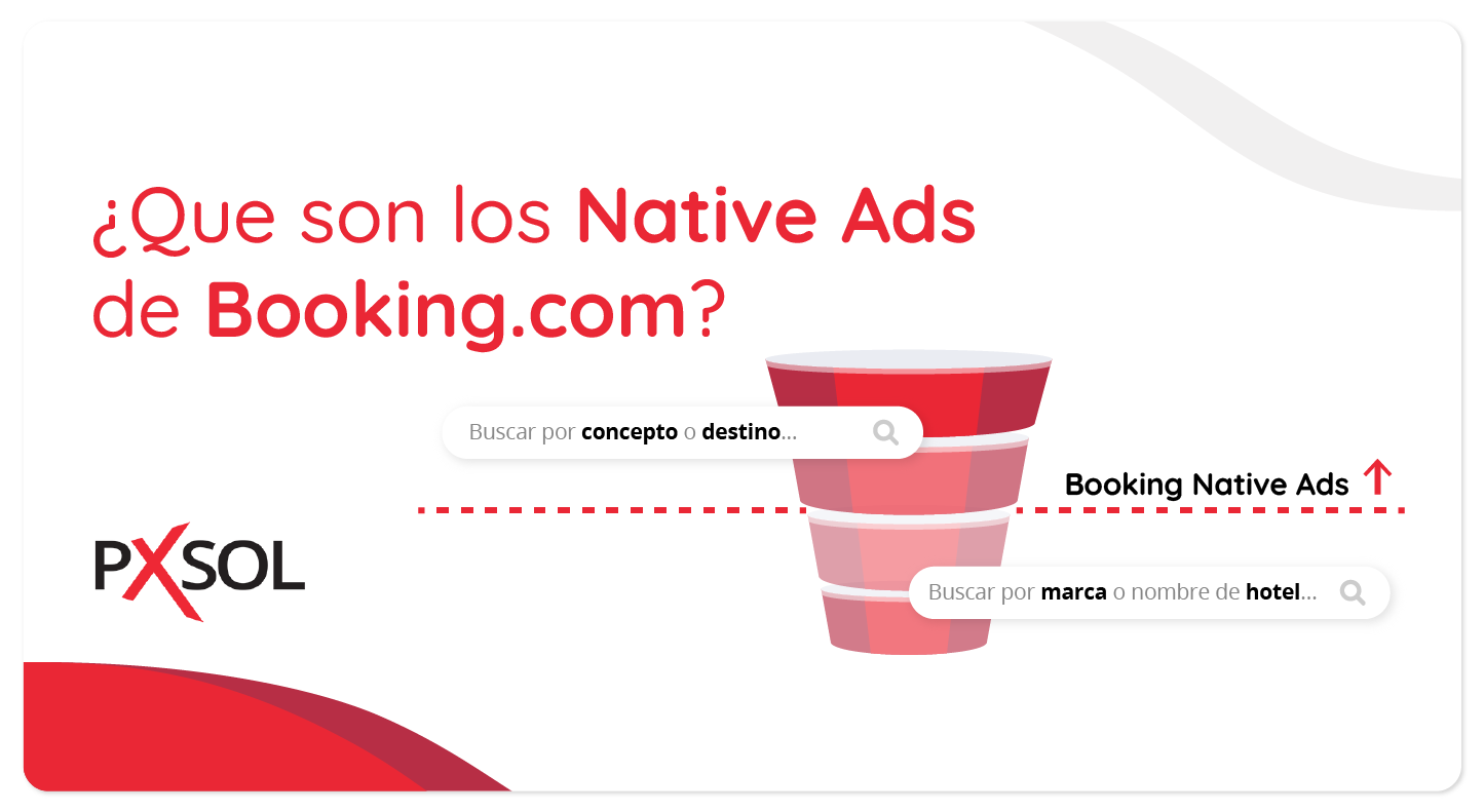 ¿Qué es la publicidad nativa de Booking?