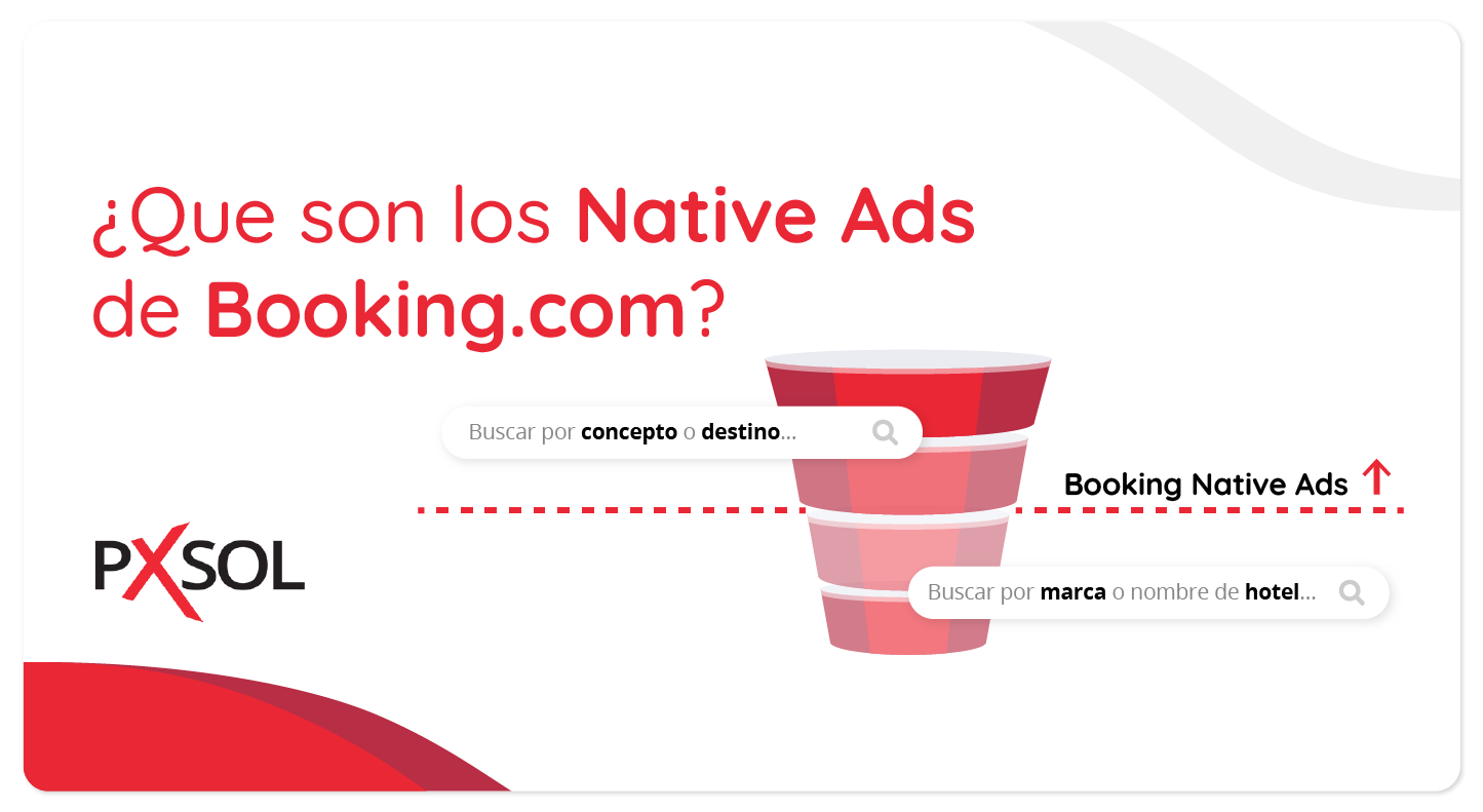 ¿Qué es la publicidad nativa de Booking.com?