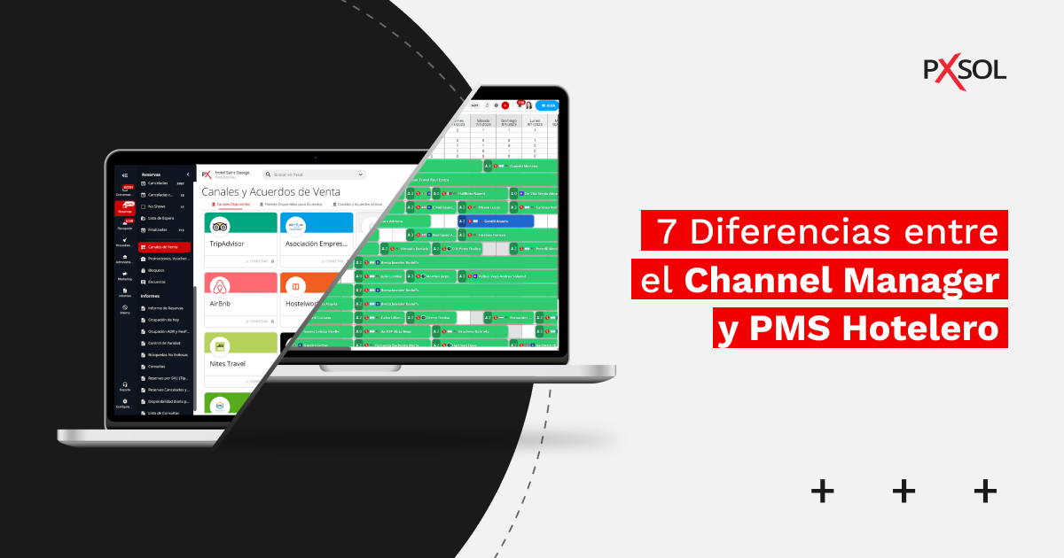 Gestión Hotelera Online: 7 Diferencias entre el Channel Manager y PMS