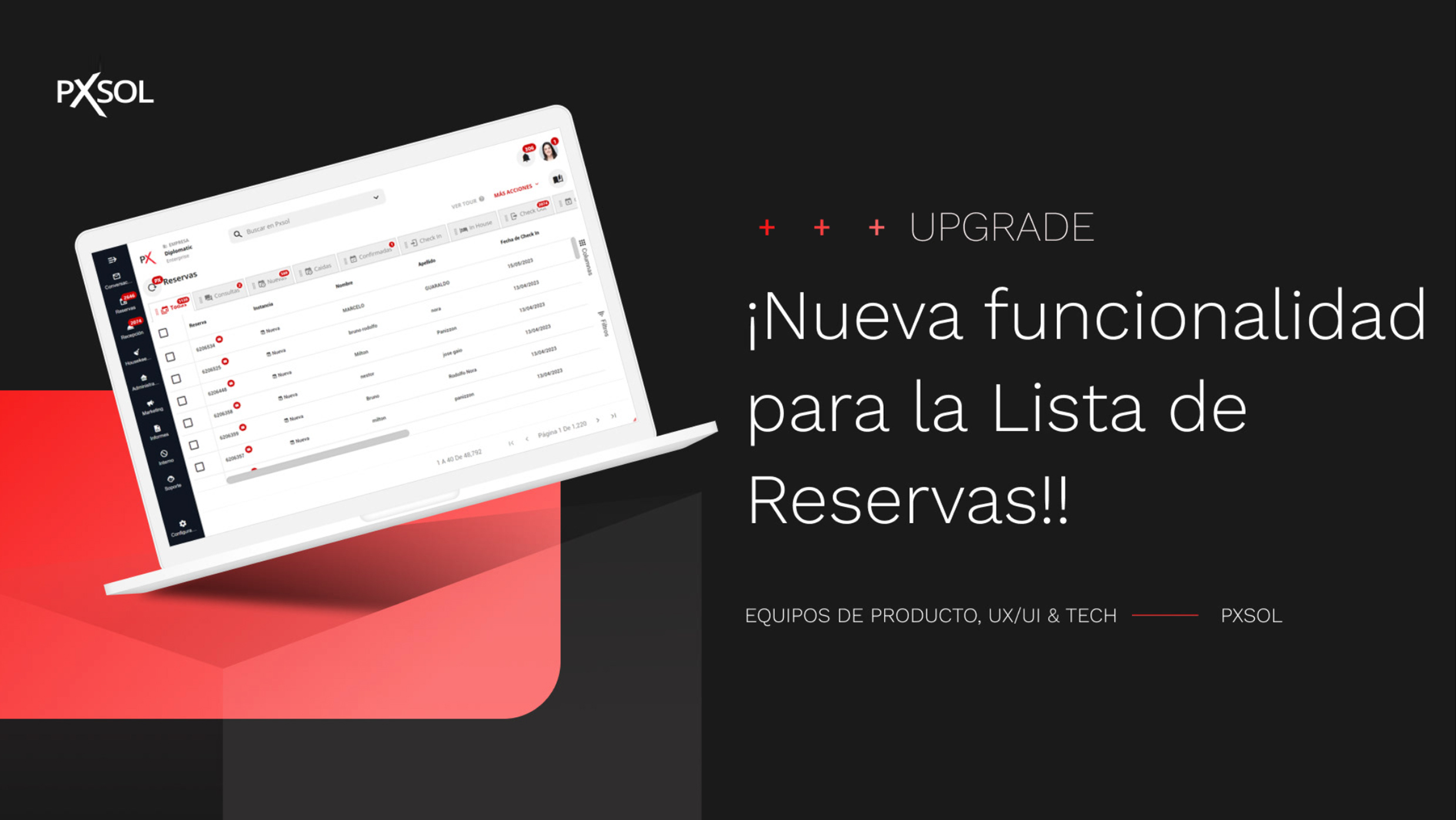 ACTUALIZACIÓN DE SISTEMA: Aplicación Lista de Reserva