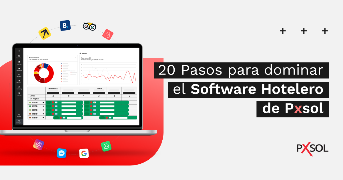 20 pasos para dominar el software hotelero de Pxsol