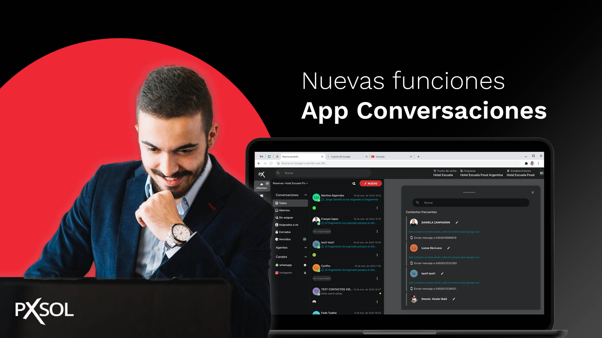 Nuevas Funcionalidades en App Conversaciones