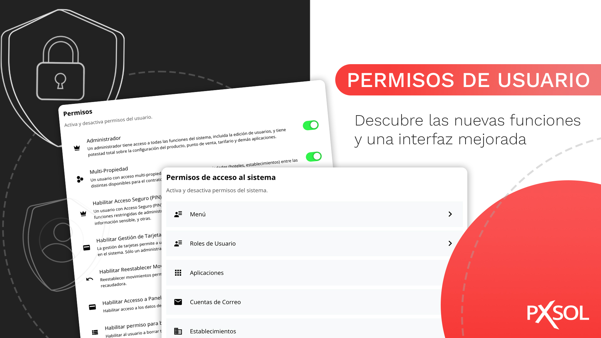 ACTUALIZACIÓN DE SISTEMA PXSOL: Mejoras en Permisos de Usuario