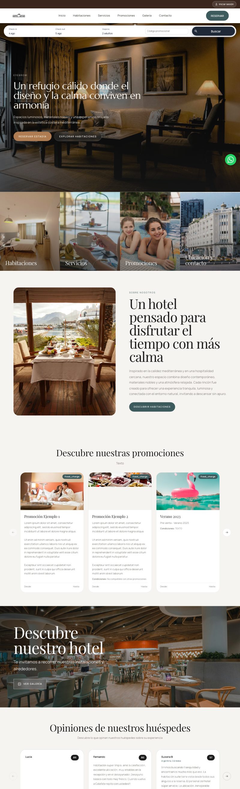 Template Hotel Desland